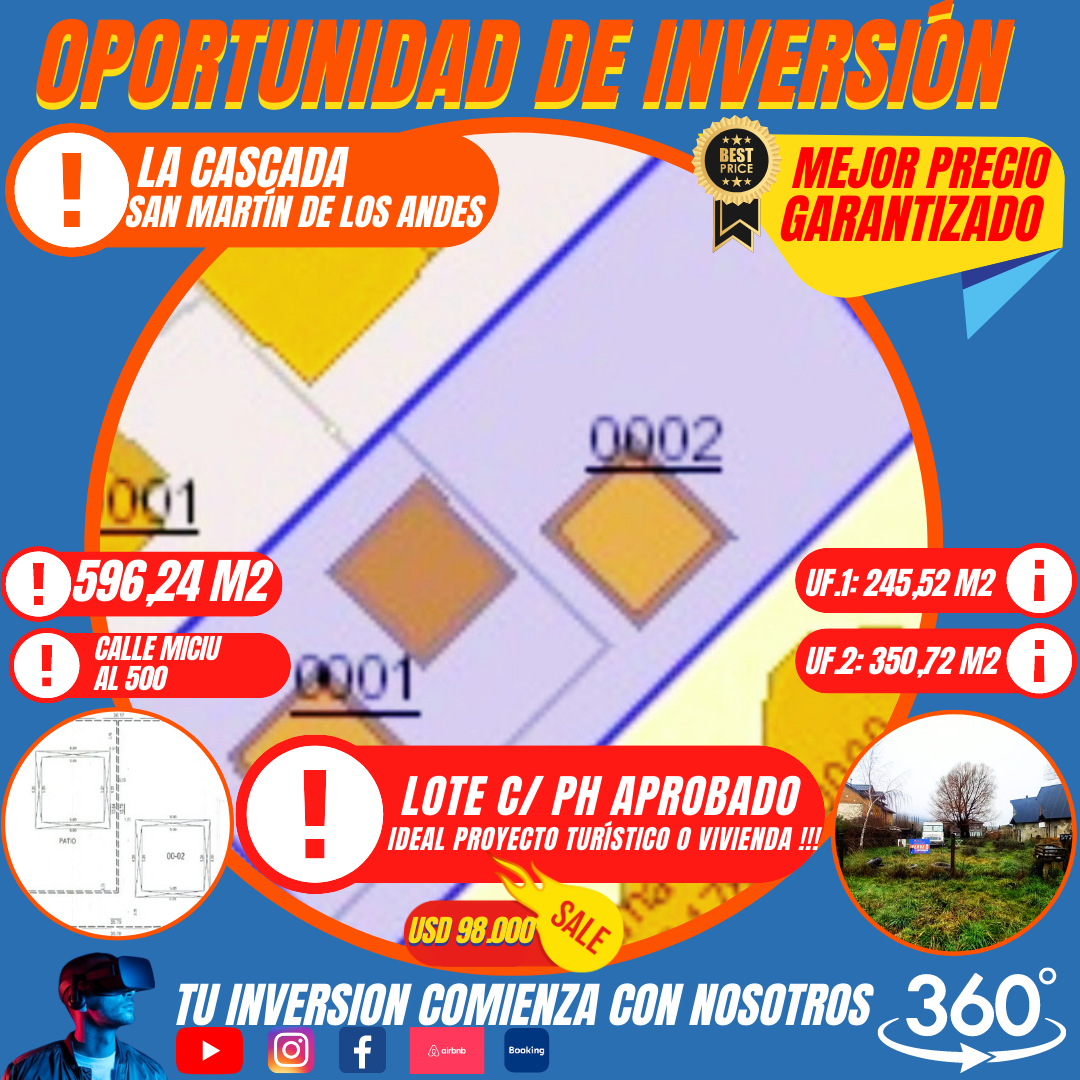 lote en venta en san martin de los andes