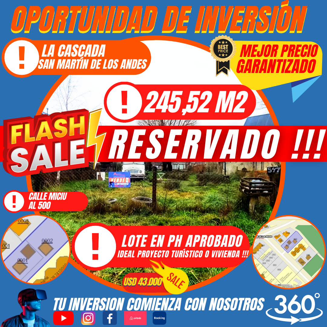 lote en venta en san martin de los andes