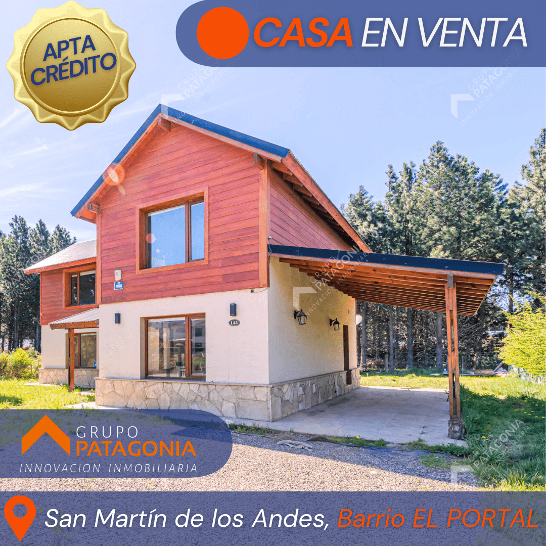 Amplia Casa (apta Crédito Hipotecario) De 3 Dormitorios + 2 Baños En Venta En San Martín De Los Andes, Barrio El Portal