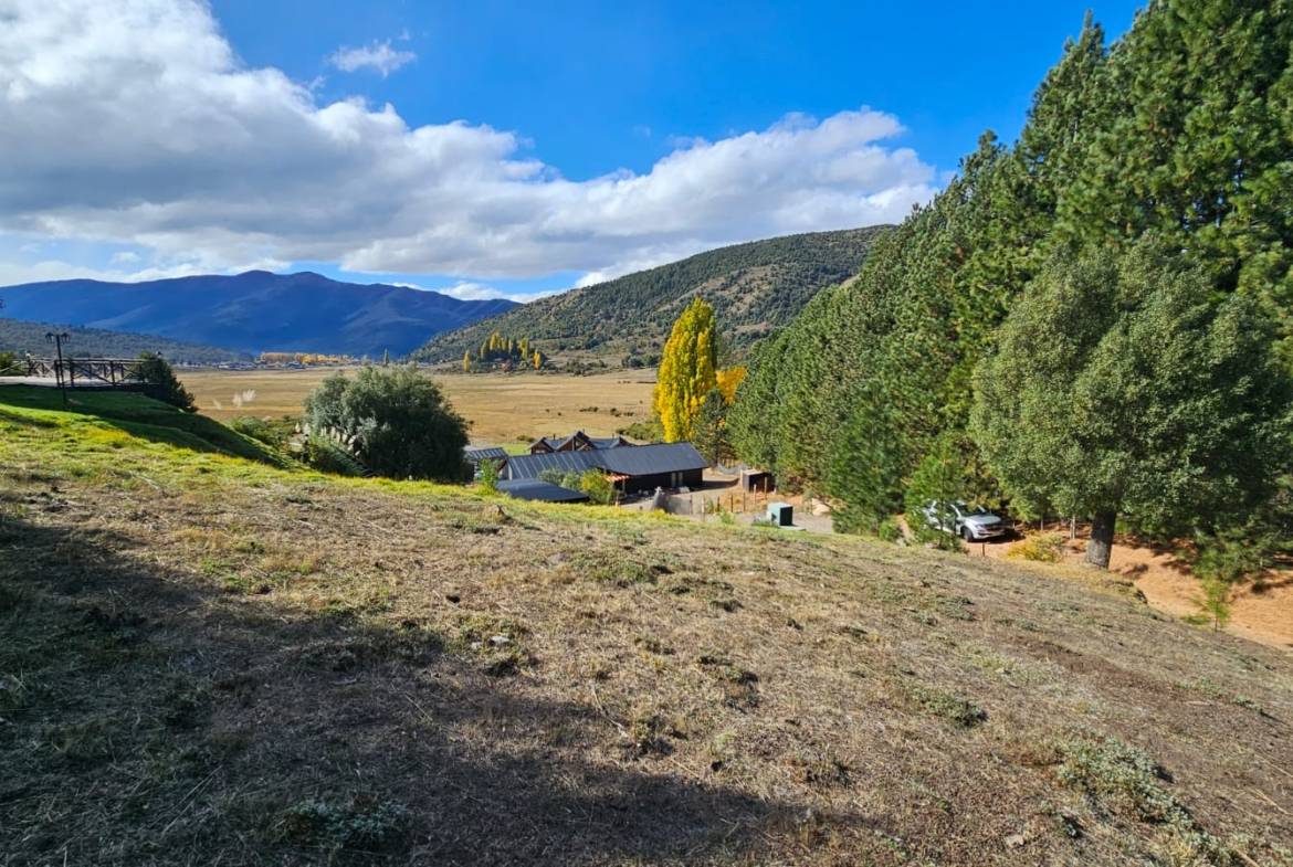 hermoso lote en venta en barrio cerrado peñon de lolog san martin de los andes