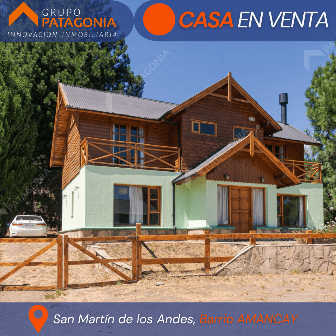 Casa En San Martín De Los Andes, Barrio Amancay, 4 Dormitorios + 4 Baños