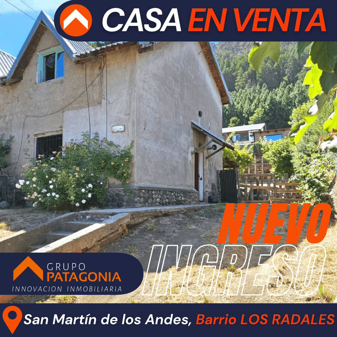 Casa De 3 Ambientes En Venta En San Martín De Los Andes, Barrio Los Radales, Neuquén, Patagonia Argentina