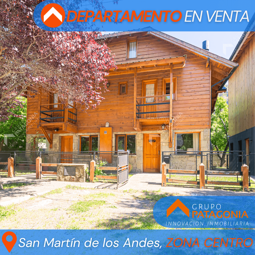 Departamento De 3 Ambientes Equipado Para Turismo En Zona Residencial De San Martín De Los Andes, Neuquén, Patagonia Argentina