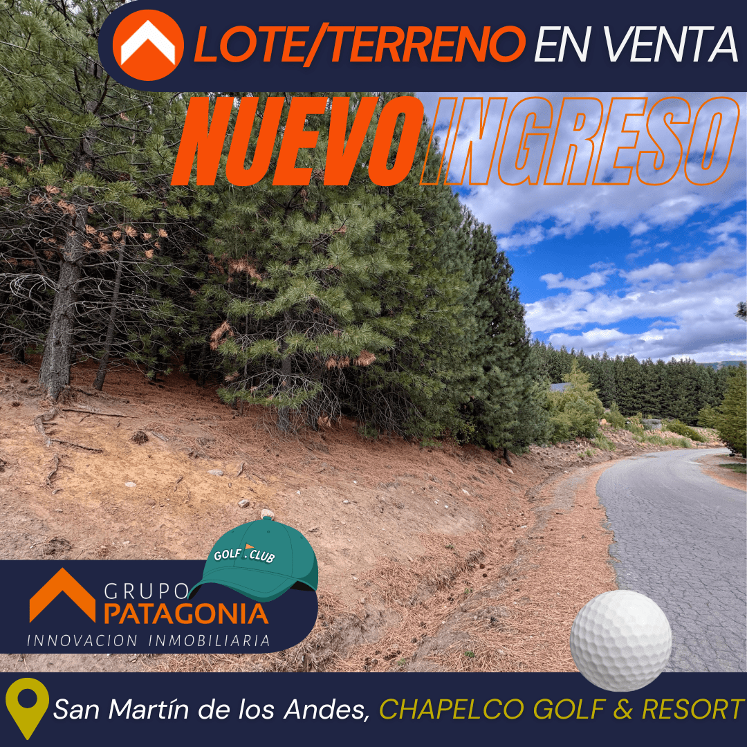 Terreno Lote En Venta En San Martín De Los Andes, Chapelco Golf & Resort, Neuquén, Patagonia Argentina