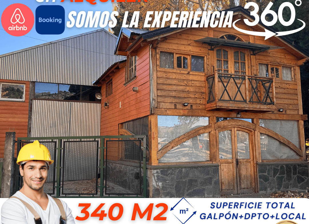 Galpón Con Oficina Y Departamento En Alquiler Sobre Ruta 40 San Martín De Los Andes Vega Maipú