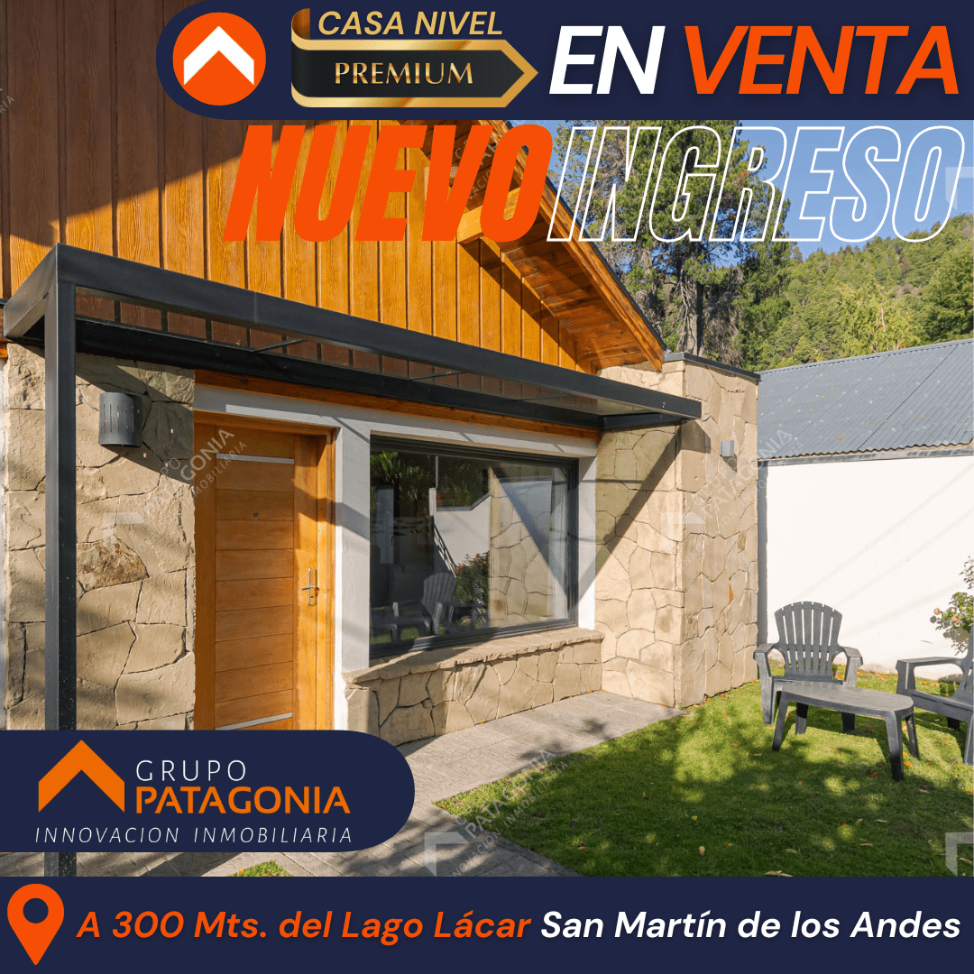 Casa En Venta En San Martín De Los Andes A 300 Metros De La Costanera Del Lago Lacar