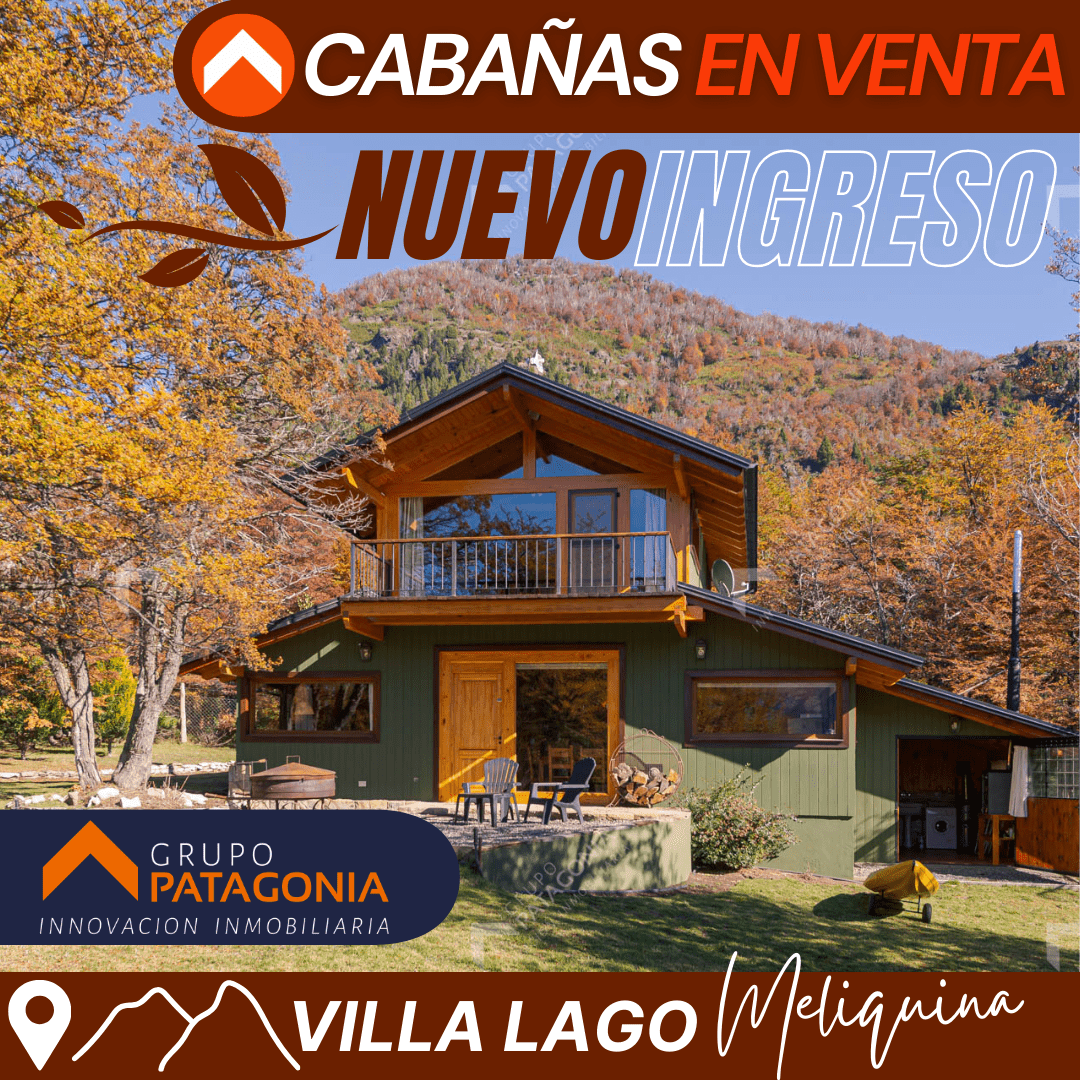 Cabañas Venta Villa Lago Meliquina San Martín De Los Andes Neuquen Patagonia Argentina