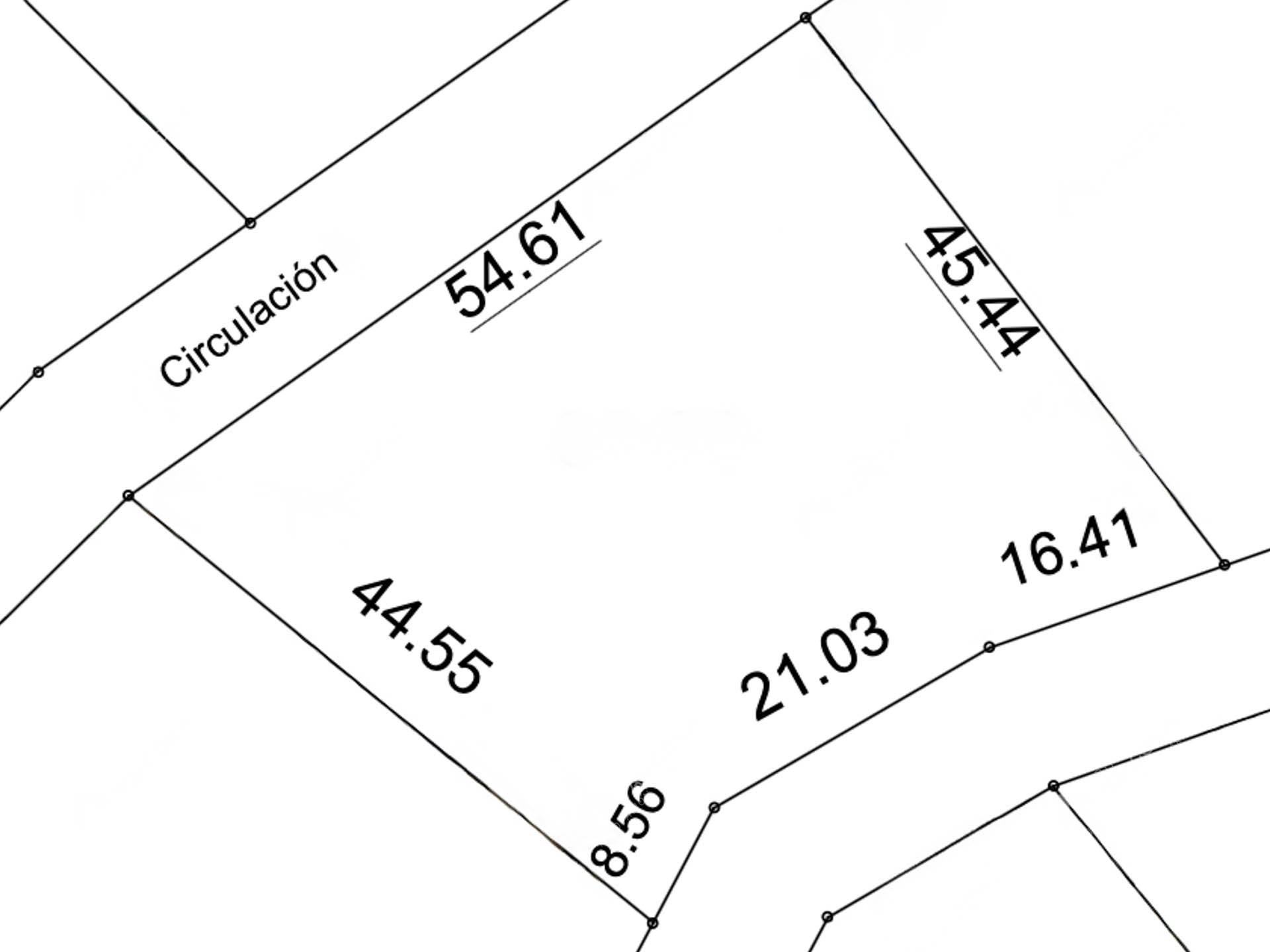 Plano Lote en venta raitrai 2049 m2