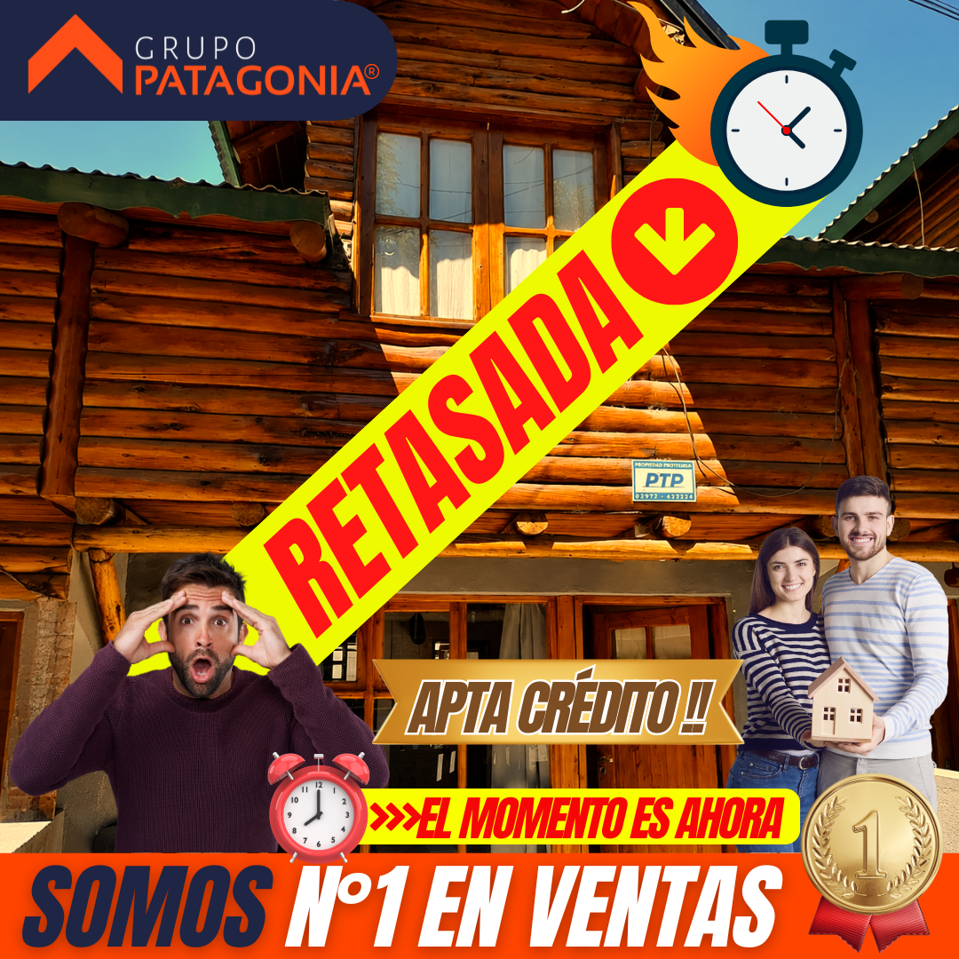 cabaña casa apta credito hipotecario en venta en zona centro residencial de san martin de los andes neuquen patagonia argentina