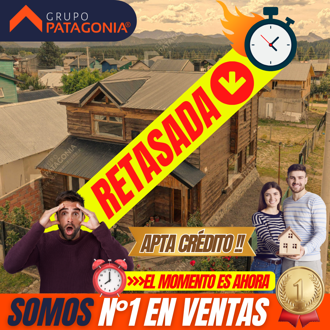 casa en venta en san martin de los andes apta credito hipotecario barrio valle alto neuquen patagonia argentina